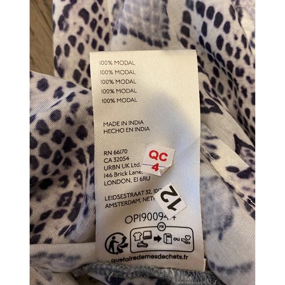 Anthropologie Snake Print Blouse - Picture 5 of 12